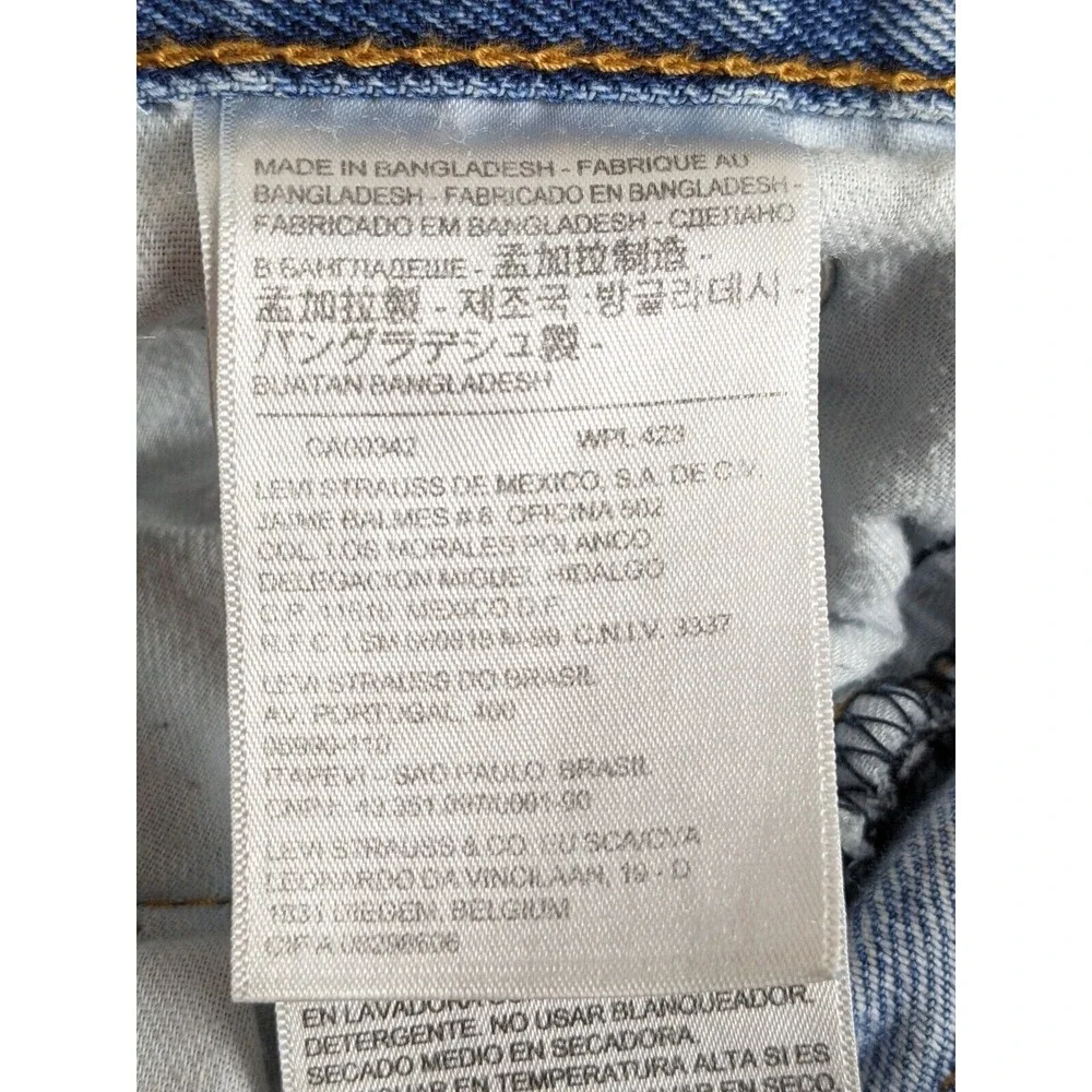 Levis 550 Mens Jeans Size 35 x 30 Cotton Blue